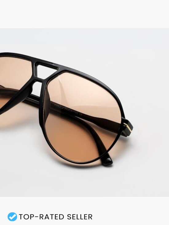 Oversized Square Aviator Sunglasses Retro Classic 70s Vintage Trendy UV400